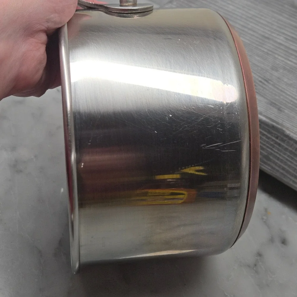 KitchenAid 2 Qt. Saucepan w/ Lid Copper Bottom 18/10 Stainless Steel Pot Quality